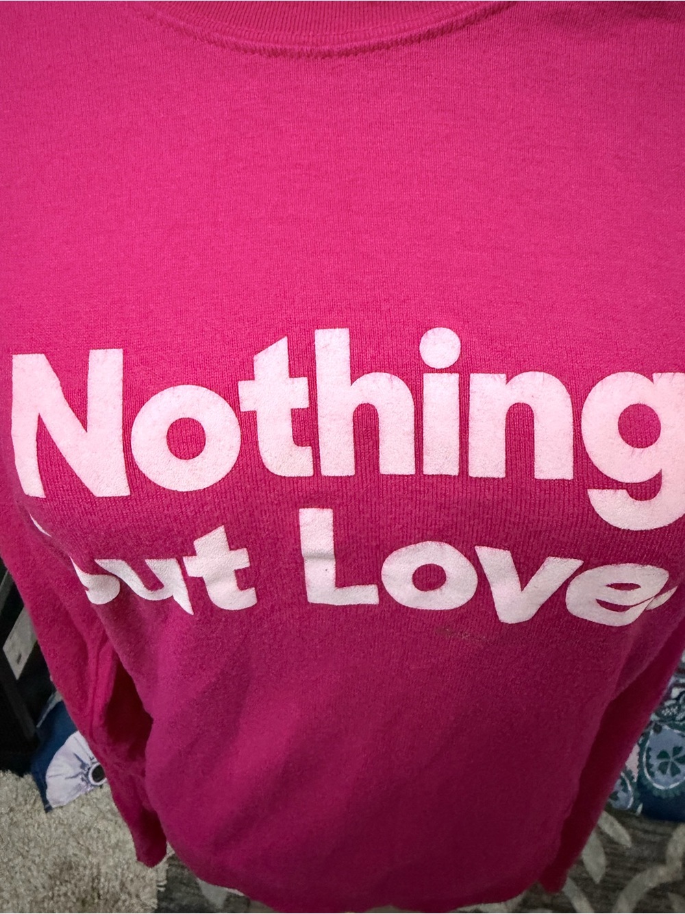 Spiritual Gangster Pink “Nothing But Love” Sweatshirt Size M - Picture 8 of 10